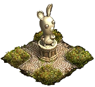Raving Rabbid Statue: macht beim Anklicken einen lustigen S C H R E I Rabbit